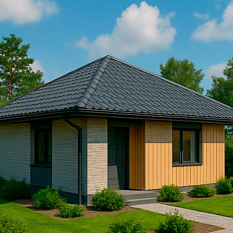 Вальмовая крыша